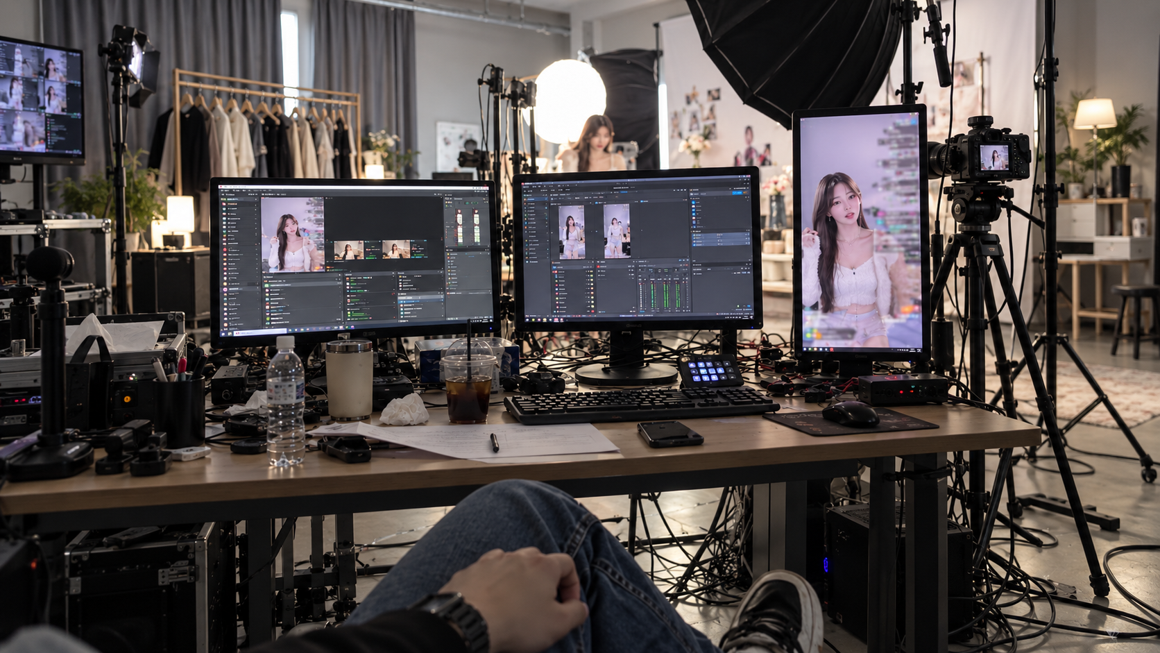 Livestream backstage and operations team